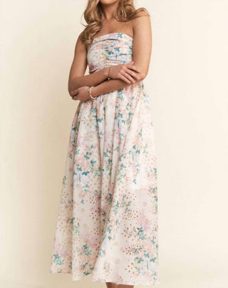 J.Nna - Hello Dear Eyelet Midi Dress