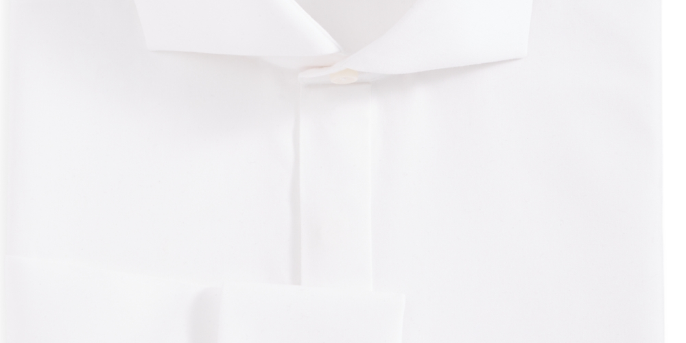 Hugo Boss Men's Slim Fit Tuxedo Dress Shirt White Size 16.5X32-33