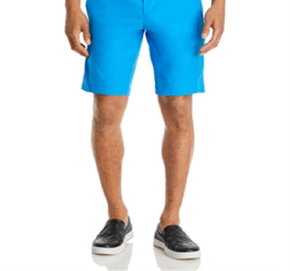 Hugo Boss Men's Litt Water Repellent Slim Fit Shorts Blue Size 34