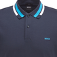 Hugo Boss Men's Slim Fit Polo Shirt Blue Size 2XL