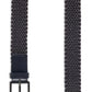 Hugo Boss Men's Woven Belt Blue Size 40