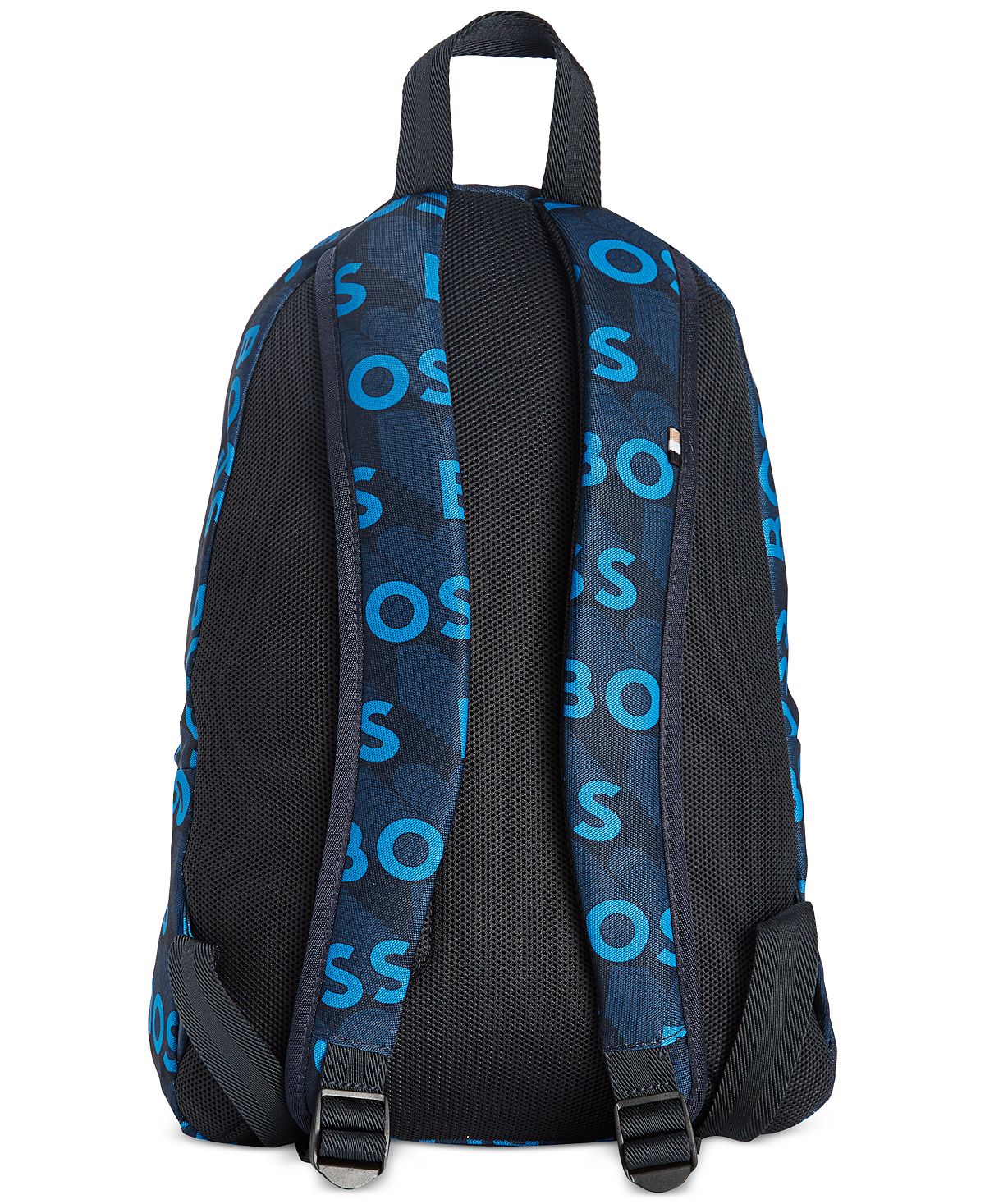 Hugo Boss Men's Repeating Logo Backpack Blue Size Regular