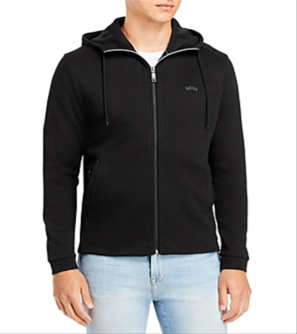 Hugo Boss Men's Full Zip Hoodie Black Size Medium