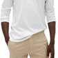 Hugo Boss Men's Derol Logo Graphic Long Sleeve T-Shirt White Size Medium