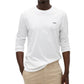 Hugo Boss Men's Derol Logo Graphic Long Sleeve T-Shirt White Size Medium