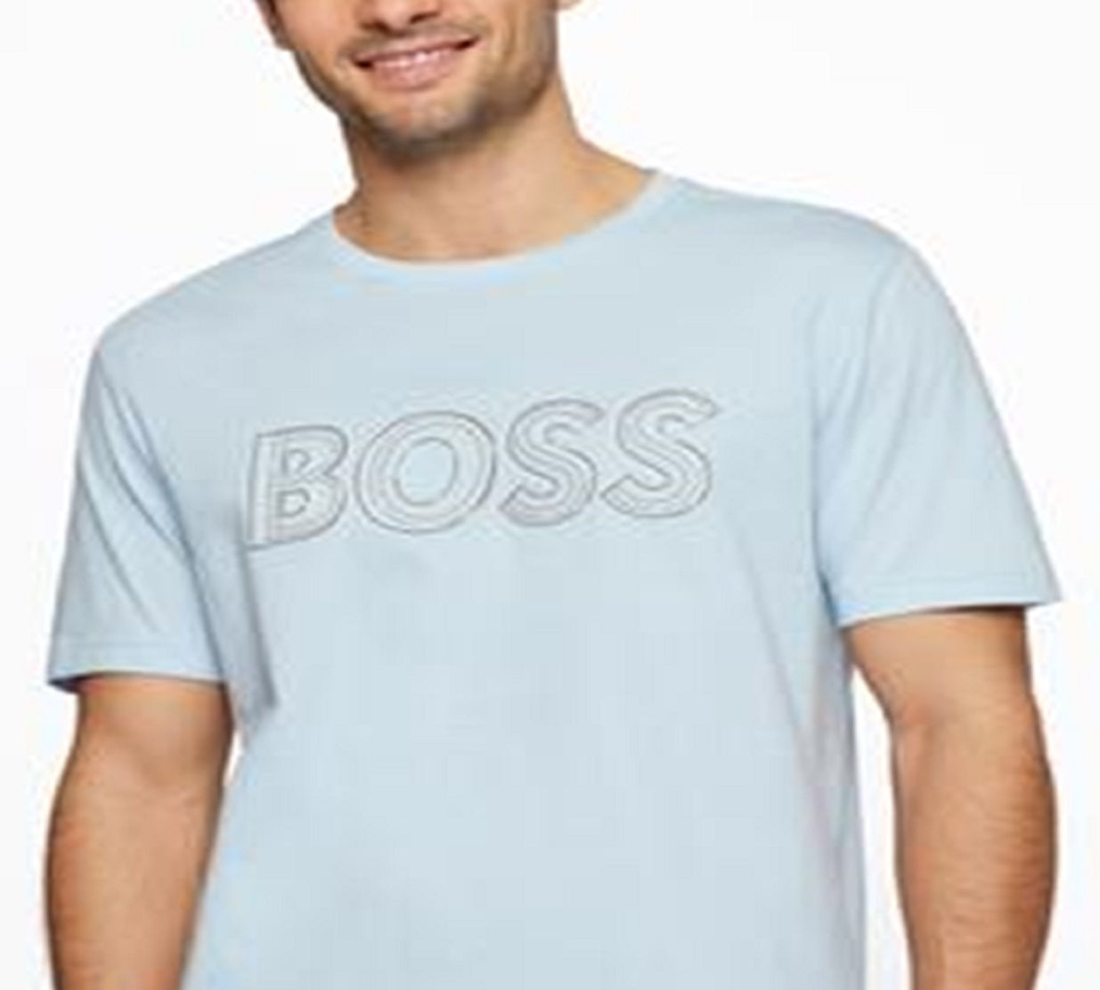 Hugo Boss Men's Regular Fit T-shirt Blue Size X-Large