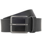 Hugo Boss Men's EmHugo Bossed Logo Leather Belt Blue Size 42