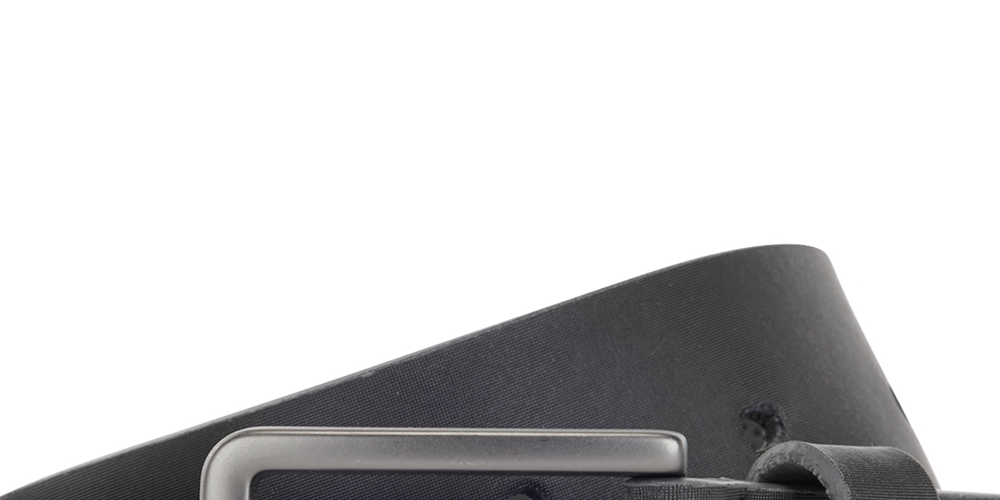 Hugo Boss Men's Embossed Logo Leather Belt Black Size Regular