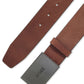 Hugo Boss Men's Icon Leather Belt Brown Size 34