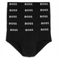 Hugo Boss Men's Pack Of 5 Authentic Cotton Briefs Black Size Small