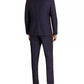 Hugo Boss Men's Tonal Check Slim Fit Suit Blue Size 46