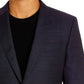 Hugo Boss Men's Tonal Check Slim Fit Suit Blue Size 46