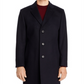 Hugo Boss Men's Jared Wool & Cashmere Classic Fit Topcoat Black Size 44