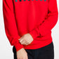 Hugo Boss Men's Dromeo Checkered Long Sleeve Sweatshirt Red Size XX-Large