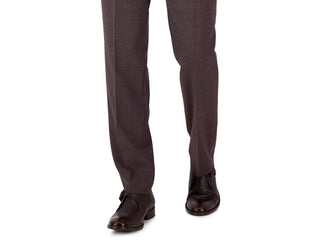 Hugo Boss Men's Modern Fit Super Flex Suit Pants Red Size 34