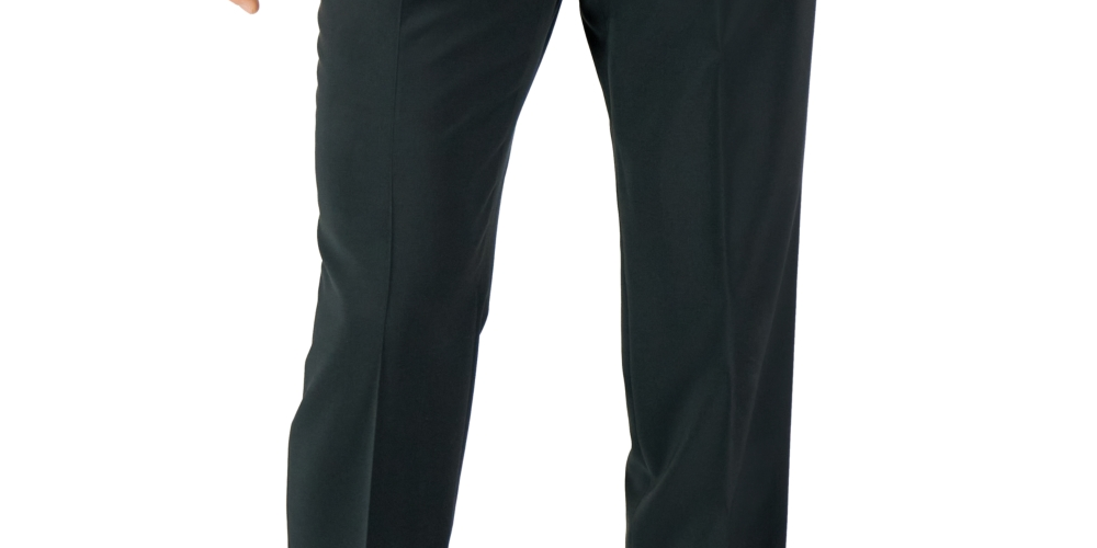 Hugo Boss Men's Modern Fit Super Flex Suit Pants Black Size 34