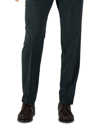 Hugo Boss Men's Modern Fit Super Flex Suit Pants Green Size 36