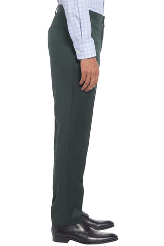Hugo Boss Men's Modern Fit Super Flex Suit Pants Green Size 38