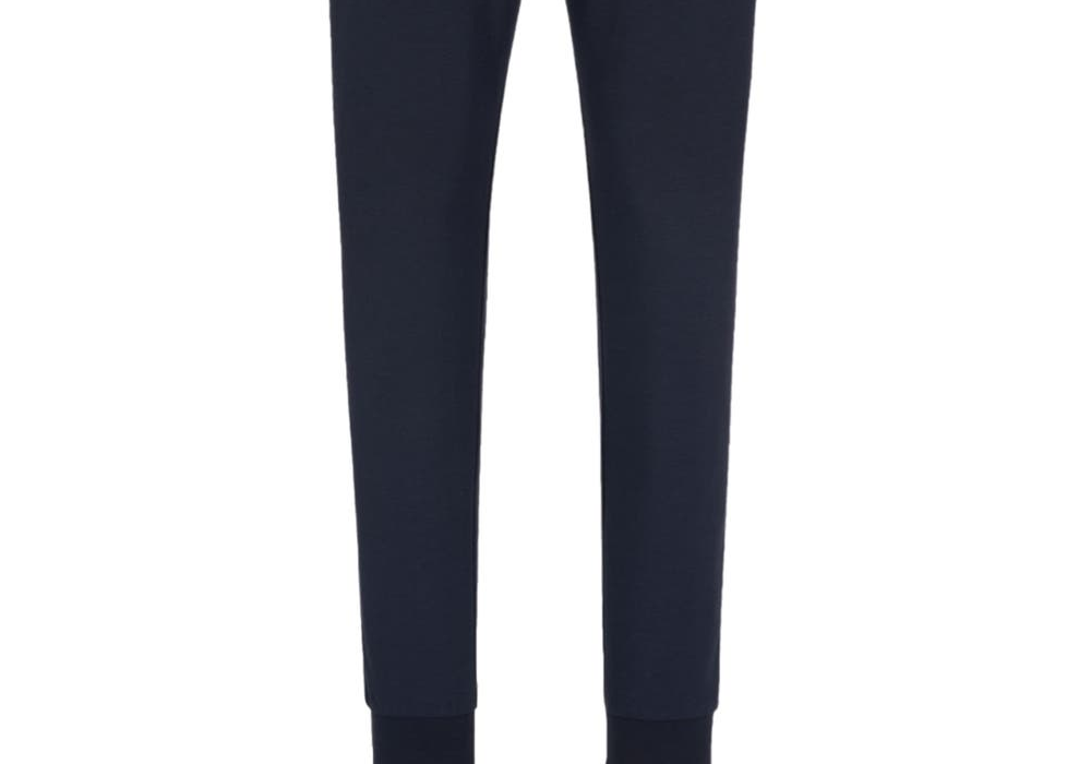 BOSS Dark Blue French Terry Joggers, Size Large