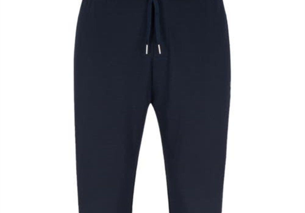 BOSS Dark Blue French Terry Joggers, Size Large