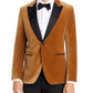 Hugo Boss Men's Hutson Velvet Slim Fit Dinner Jacket Brown Size 38