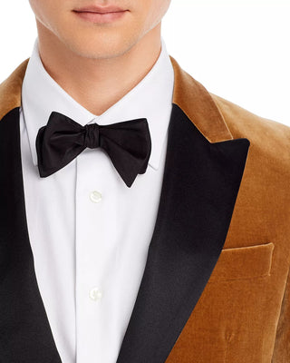 Hugo Boss Men's Hutson Velvet Slim Fit Dinner Jacket Brown Size 38