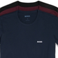 Hugo Boss Men's Pack Of 3 Classic Cotton Tee Navy Size L