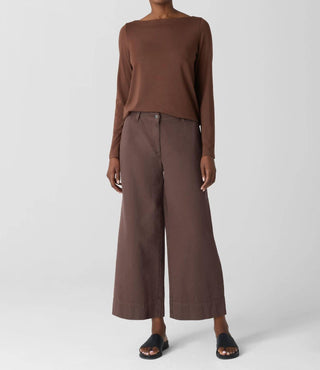 Eileen Fisher - Garment-dyed Wide-leg Pant