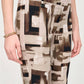 Joseph Ribkoff - Abstract Print Pull On Slim Pant