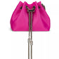 Sondra Roberts Women's Satin Drawstring Mini Bag Pink Size Regular