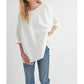 Fun 2 Fun - Oversized Knit Sweater Top