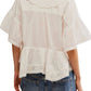 Free People - Elle Cutwork Top