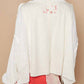 Pol - Vintage Wash Floral Patch Top