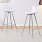 Stylish Upholstered Bar Chairs with Metal Legs