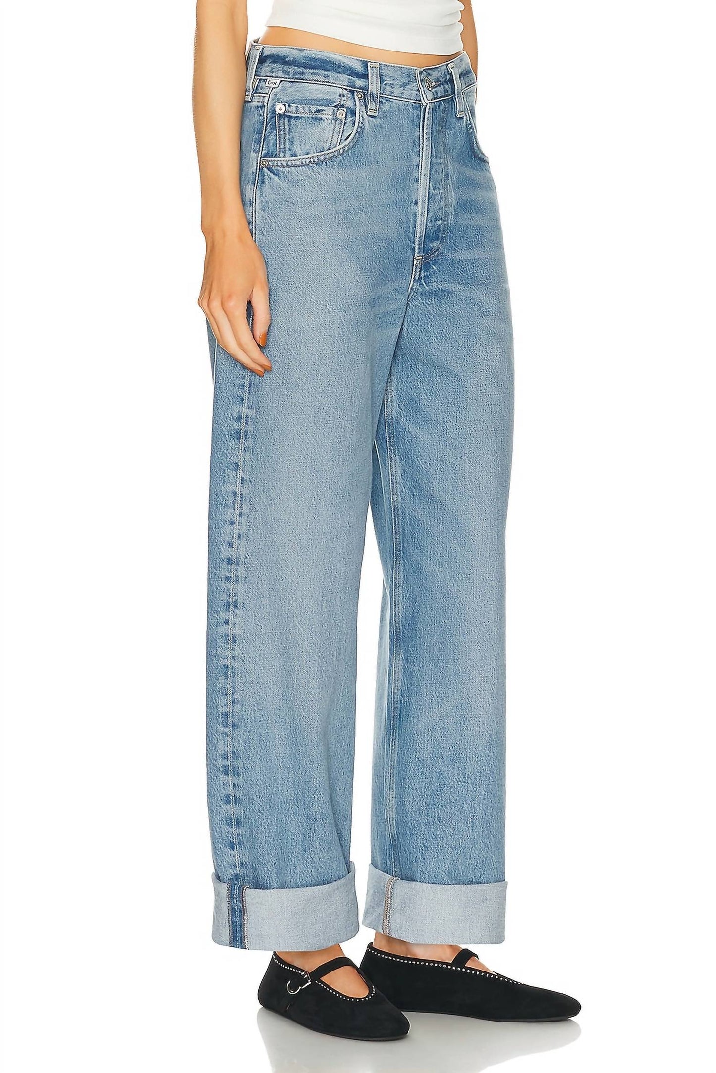 Citizens Of Humanity - Ayla Baggy Cuffed Crop Jean