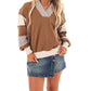 She + Sky - Girl on the Go Colorblock Sweatshirt