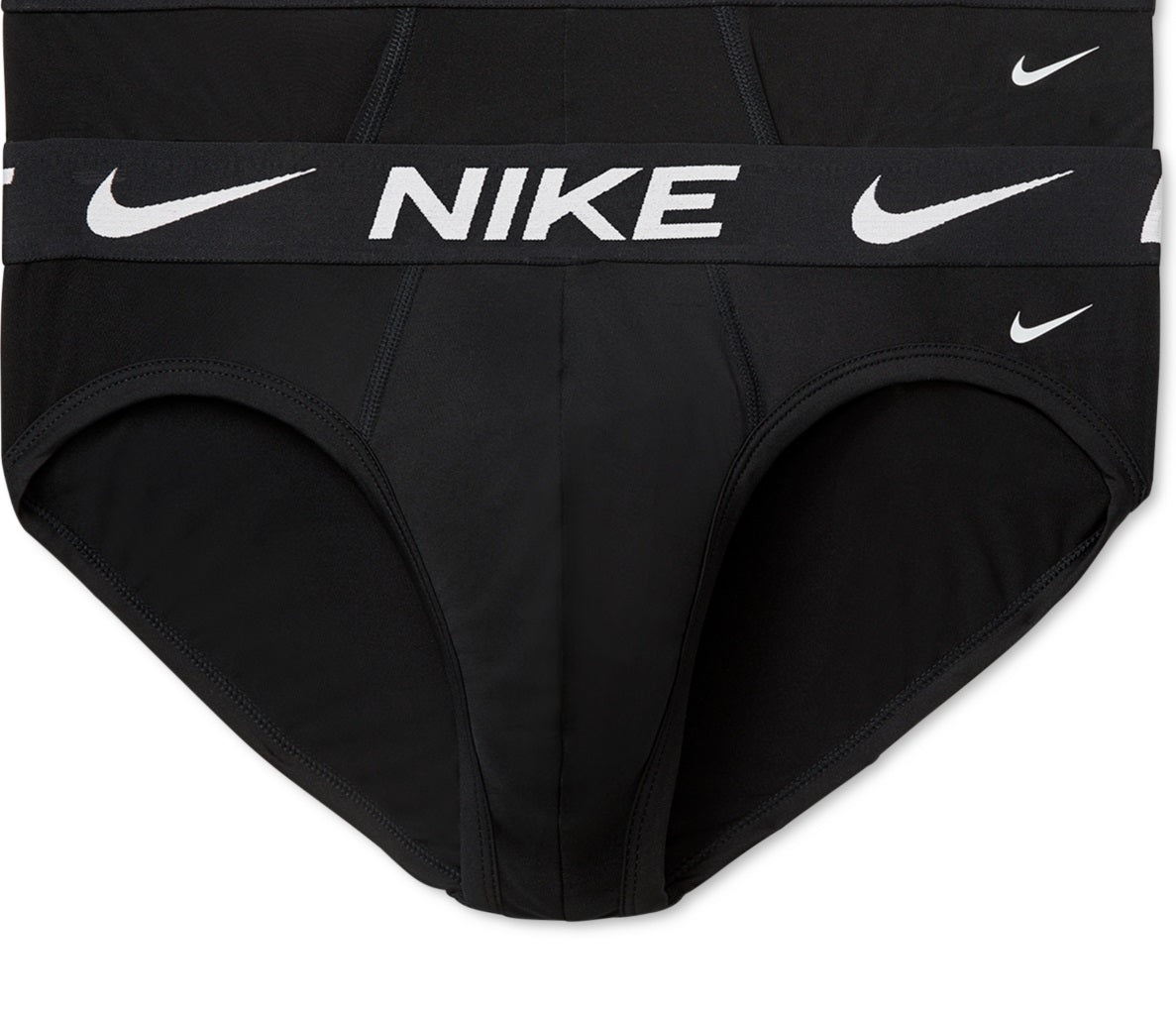 Nike Men's 3 Pack Dri Fit Essential Micro Stretch Briefs Black Size Medium