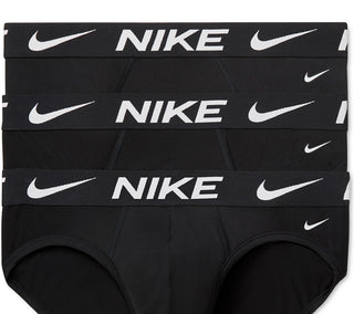 Nike Men's 3 Pack Dri Fit Essential Micro Stretch Briefs Black Size Medium