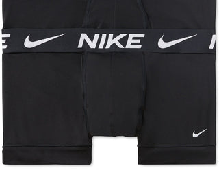 Nike Men's 3 Pack Dri Fit Essential Micro Trunks Black Size Medium