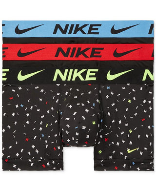 Nike Men's 3 Pk Dri-Fit Essential Micro Trunk Boxers Blue Size Medium