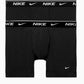 Nike Men's Dri Fit Essential 3 Pack Stretch Cotton Boxer Briefs Black Size X-Large
