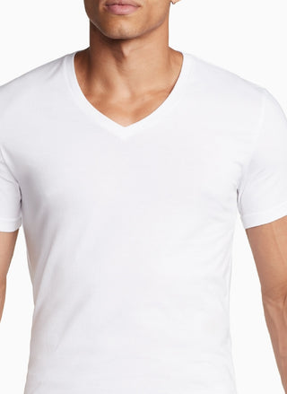 Nike Men's 2 Pack Dri Fit V Neck T-Shirt White Size Small