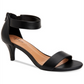 Style & Co Women's Paycee Two Piece Dress Sandals Black Size 7W