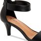 Style & Co Women's Paycee Two Piece Dress Sandals Black Size 7W