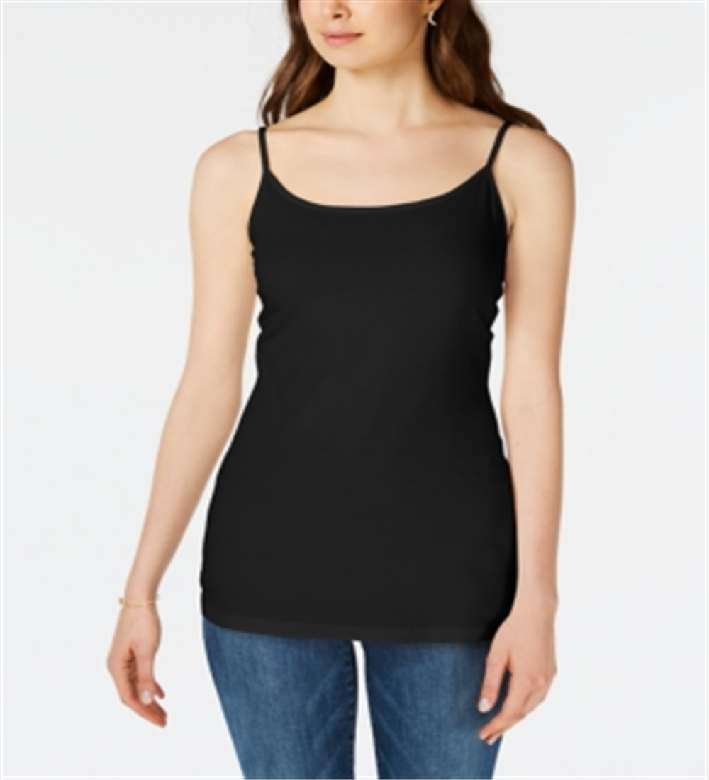 Maison Jules Women's Long Camisole Black  Size Large