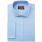 Tasso Elba Men's Classic Fit Non Iron French Cuff Dress Shirt Blue Size 34-35