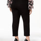 Alfani Women's Plus Studded Ankle Pants Black Size 20W