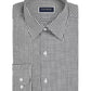 Club Room Men's Slim Fit Check Dress Shirt Black Size 18.5X34-35