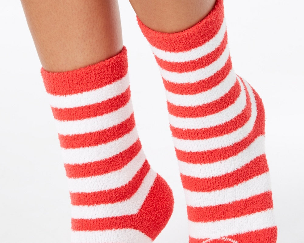 Charter Club Women's Critter Socks Red Size Regular
