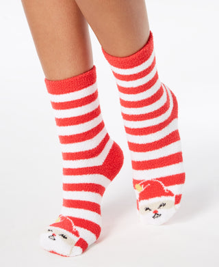 Charter Club Women's Critter Socks Red Size Regular